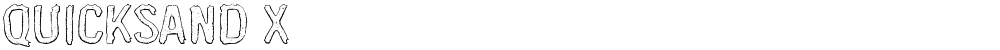 Quicksand x