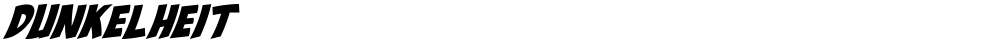Dunkelheit