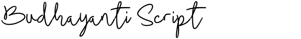 Budhayanti Script