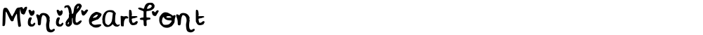 MiniHeartFont