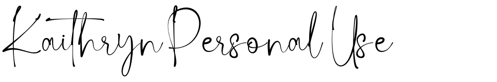 Kaithryn Personal Use