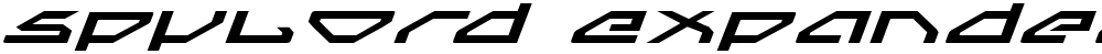 Spylord Expanded Italic