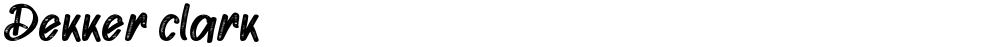 Dekker clark