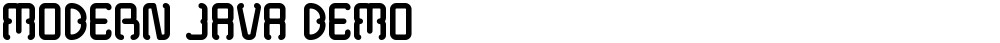 Modern Java Demo