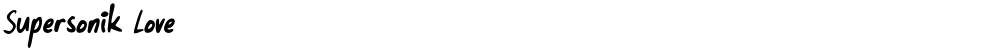 Supersonik Love