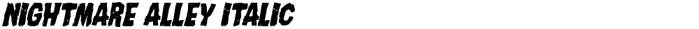 Nightmare Alley Italic