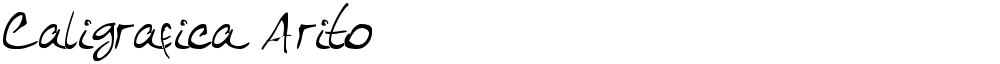 Caligrafica Arito
