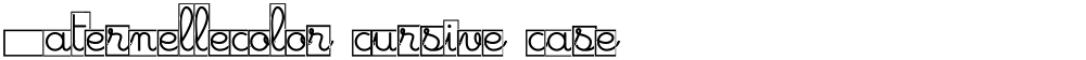 Maternellecolor cursive case