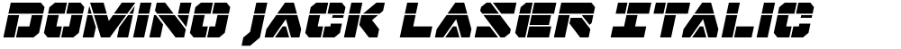 Domino Jack Laser Italic