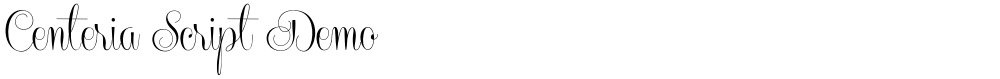 Centeria Script Demo