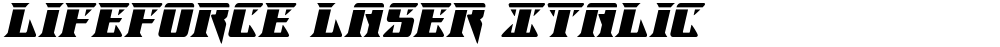 Lifeforce Laser Italic