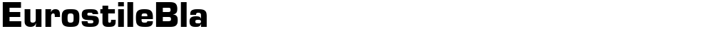 EurostileBla