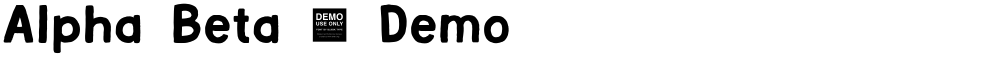 Alpha Beta - Demo