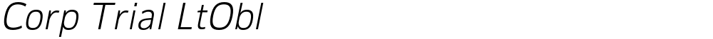 Corp Trial LtObl