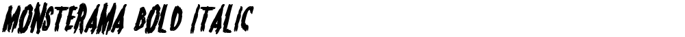 Monsterama Bold Italic