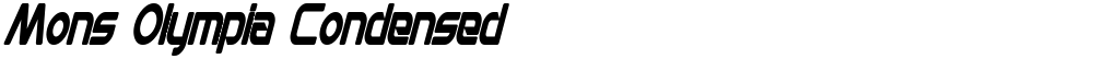 Mons Olympia Condensed
