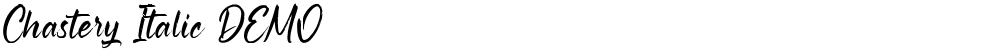 Chastery Italic DEMO