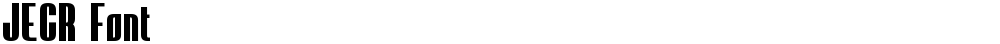 JECR Font