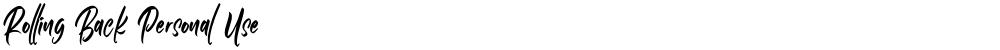 Rolling Back Personal Use