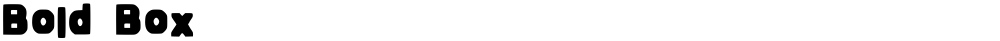 Bold Box