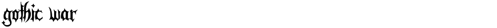 Gothic War