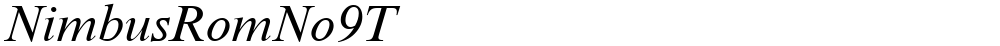 NimbusRomNo9T