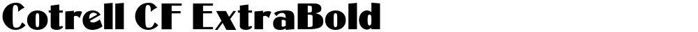 Cotrell CF ExtraBold