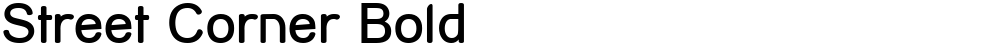 Street Corner Bold