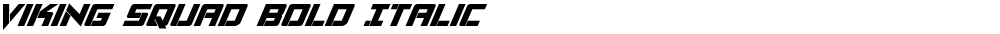 Viking Squad Bold Italic