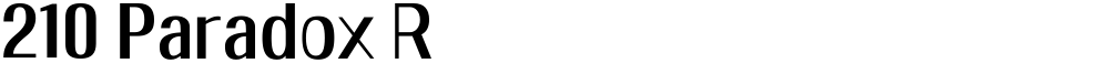 210 Paradox R