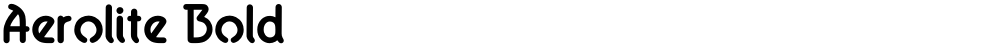Aerolite Bold