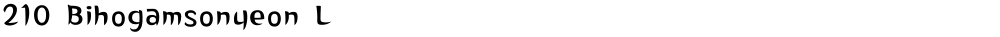 210 Bihogamsonyeon L