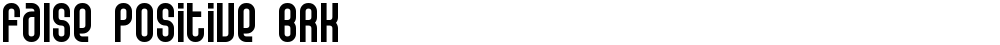 False Positive BRK