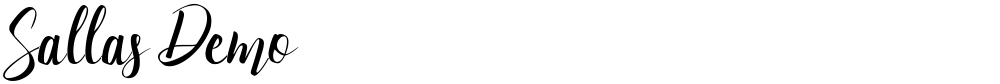 Sallas Demo