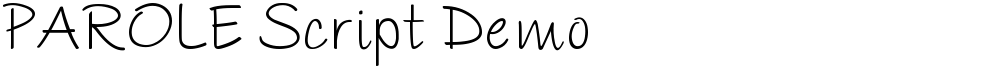 PAROLE Script Demo