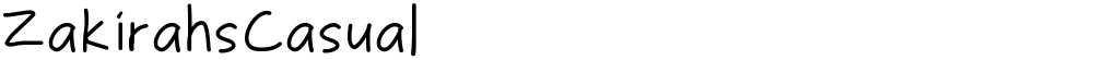 ZakirahsCasual