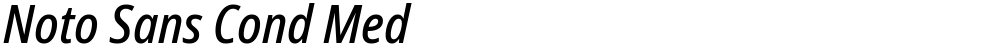 Noto Sans Cond Med
