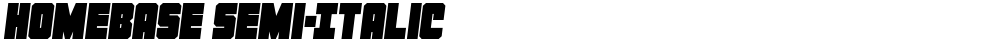 Homebase Semi-Italic