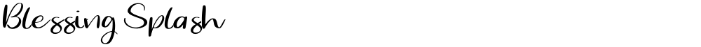 Blessing Splash