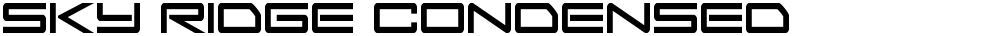 Sky Ridge Condensed