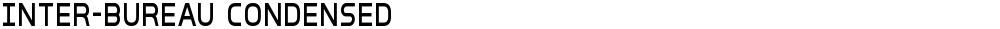 Inter-Bureau Condensed