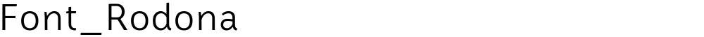 Font_Rodona