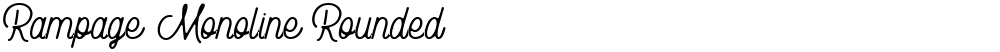 Rampage Monoline Rounded