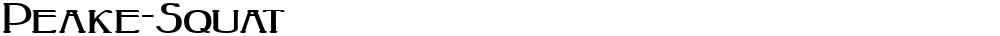Peake-Squat