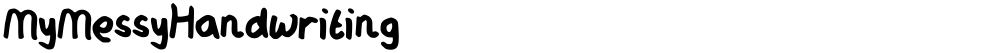MyMessyHandwriting