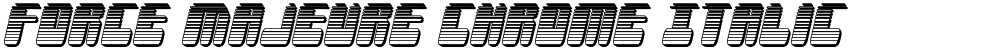 Force Majeure Chrome Italic