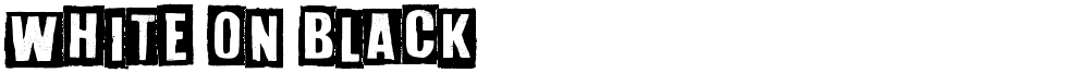 White On Black