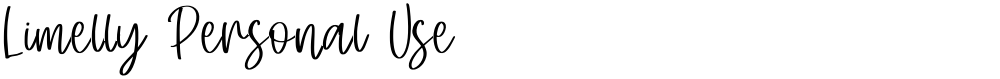 Limelly Personal Use