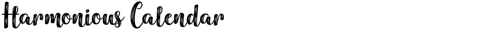 Harmonious Calendar