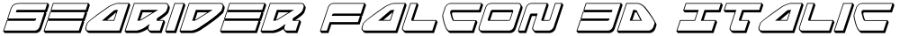 Searider Falcon 3D Italic